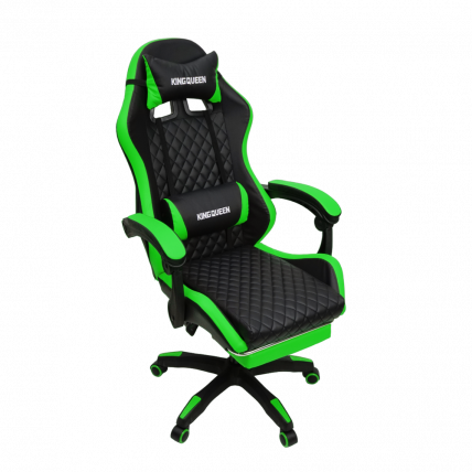 Кресло 892-1 цвет черный/зеленый с массажем 892-1-black-green-mass_6