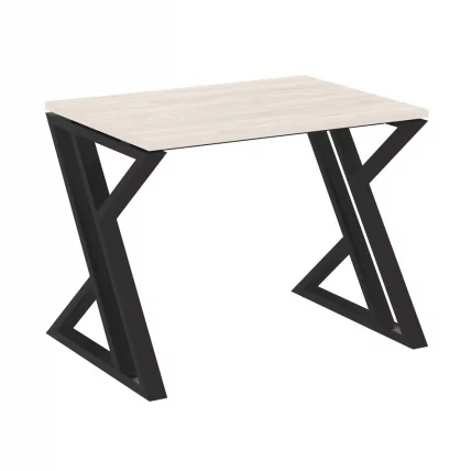 Стол рабочий LOFT VR.L-SRZ-1.7 Металл черный Денвер светлый_0