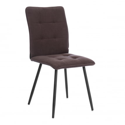 Стул обеденный Bari велюр, коричневый, 6, 46х55х89_0