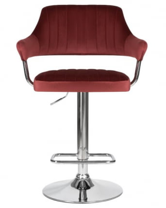 Стул барный DOBRIN CHARLY (винный велюр (MJ9-35)) 2 шт_8