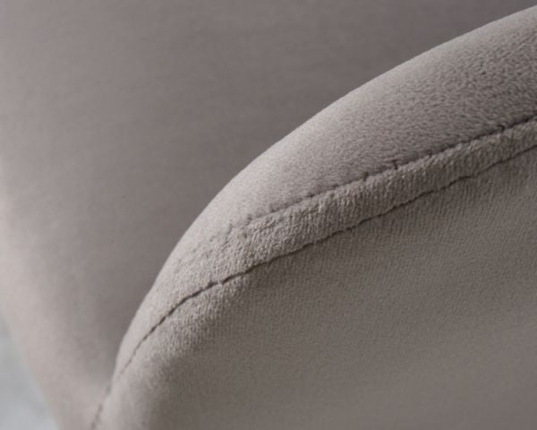 Стул обеденный ДОБРИН РОБЕРТ (черные матовые ножки, велюр В108-81 Серый) 2 шт / DOBRIN ROBERT V108-81_10