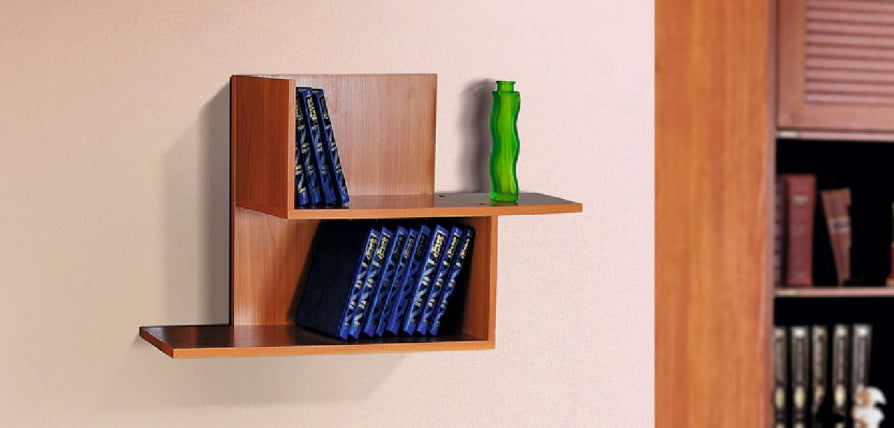 Полка для книг - 2 (Орех)_0