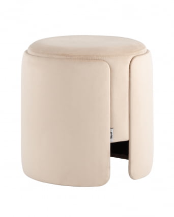 Пуф Taks велюр (молочный)_0