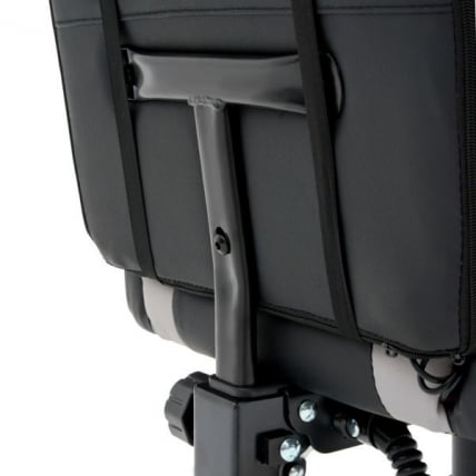 Кресло компьютерное CROMEX (КРОМЕКС) Quantum GM-155 RGB экокожа черное/красное/серое_11