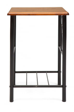 Тумба прикроватная PICCOLO Черный/красный дуб_1