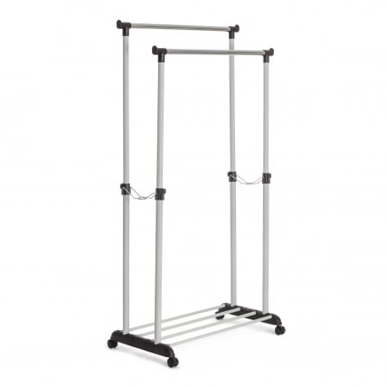 Вешалка JET металл, пластик, 86*44*166 см, черный/светло-серый/хром_0