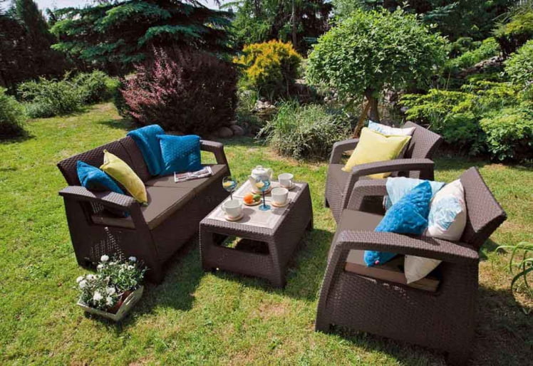 Зона отдыха Corfu set Коричневый_1