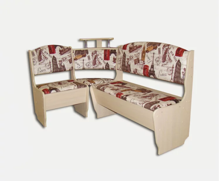 Кухонный уголок Город малый Млечный дуб_0