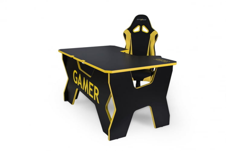 Стол геймерский Generic Comfort Gamer2/DS/NY Желтый Черный_5