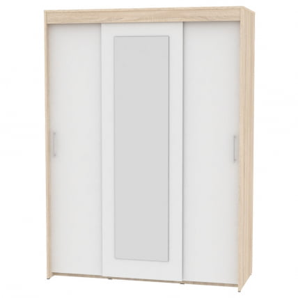 Шкаф-купе T-3-198х145х60-M(ДСС-Белый-10)_0