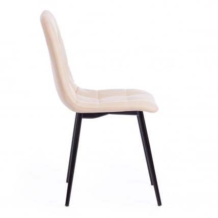 Стул CHILLY MAX ткань/металл, 45 х 54 х 90 см , бежевый 08/черный_1