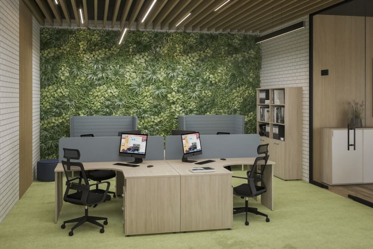 Мебель для офиса Sigma №11 Белый Дуб светлый_1