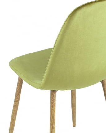 Комплект из четырех стульев Валенсия СН велюр фисташковый 4 шт / SN_6