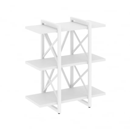 Стеллаж на регулируемых опорах - 3 полки LOFT VR.L-MST.O-3.4V Металл белый Белый Бриллиант_0