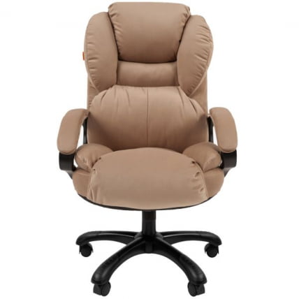 Кресло руководителя CHAIRMAN 434 HOME велюр Темно-бежевый_2