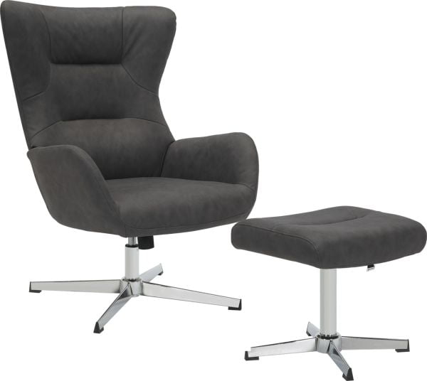 Кресло-реклайнер Everprof Apple Ткань Темно-серый_0