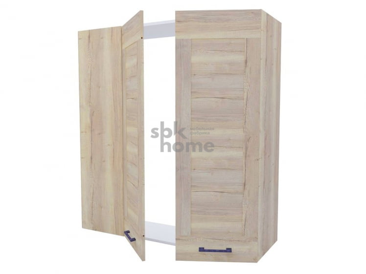 Пенал угловой ПУ-1216 (960), Дублин (1216*400*1548) Дуб галифакс белый, 21676 _1