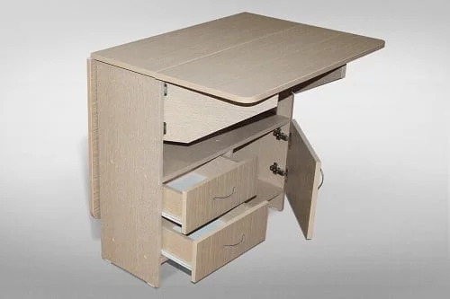 Стол-тумба с 2 ящ. в разборе 1 кат. 4137 Касабланка ЛДСП дуб выбеленный_1