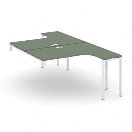 Рабочая станция-надставка на опорные тумбы CONCEPT CN.DSAN-003 Кобо Белый_0