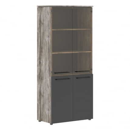 Шкаф комбинированный MORRIS TREND MHC 85.2 Сосна Нордик Антрацит_0