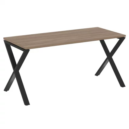 Стол рабочий LOFT VR.L-SRX-4.7 Металл черный Дуб Аризона_0