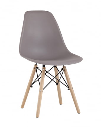 Стул Еамес Стиле ДСВ темно-бежевый (разборный каркас) / Eames Style DSW_1
