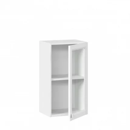 Шкаф кухонный 400 со стеклом Джулия ЛД 284.320.000.018 Белый_1