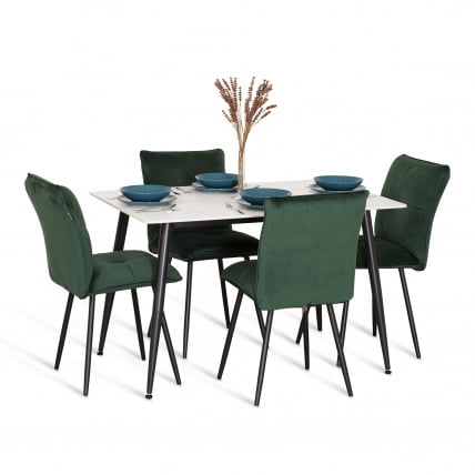 Стул обеденный Sweet LT, велюр, Deep Forest (изумруд), 41х55х88 см_8