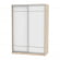 Шкаф-купе B-220х160х60-1(ДСС-Белый-D7D7)_358084