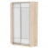 Шкаф-купе Белла(H10)2200х1153х1153(ДСС-Белый-D7D8)_357589