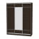 Шкаф-купе B-230х180х60-1(Венге-D7D8D7)_355909