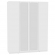 Шкаф распашный R-230х180х45-1-PO-M(Белый)_353003