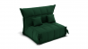 Диван Джаз 1600 (ЗР) Цвет фасада: Зеленый; Тип: Прямой; Материал фасада: Металл/Велюр_800486