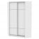 Шкаф-купе YA-230х1250-1(Белый-D4D4)_345011