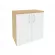 Шкаф приставной / опорный ONIX O.SHPO-7 Тиквуд Светлый/Белый_253323