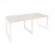 Стол переговорный (2 столешницы) ONIX O.MO-PRG-2.1 Денвер Светлый/Белый_242396
