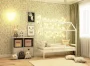 Кровать-домик RooRoom кд-1 с бортиком Белый_132321