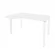 Стол эргономичный левый на П-образном м/к ONIX O.MP-SA-2L Белый Бриллиант_240796