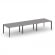 Стайл Проджект Стол переговорный SN-59P.SPRG-053.3 Серый Пепел/Металл Антрацит 4140*1180*750 _3820563