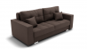 Диван Талисман-1 (ЗР) Цвет фасада: Коричневый; Тип: Прямой; Материал фасада: Металл/Велюр_891195