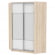 Шкаф-купе YA-230х1400-568-4(ДСС-Белый-D3D3)_346079
