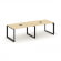 Стайл Проджект Стол переговорный SN-59O.SPRG-013 Акация Лорка/Металл Черный 2760*980*750 _3812690