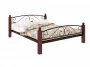 Кровать Вероника Lux Plus 1600х2000 Коричневая_133186