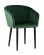 Стул с подлокотниками Нейтон велюр Зеленый_227234