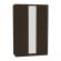 Шкаф распашный R-198х135х60-1-PO-M(Венге)_353505