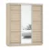 Шкаф-купе трехдверный Экспресс Медиум-1 1800х2200h Ясень шимо светлый_188834