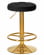 Табурет барный DOBRIN BRUNO GOLD (черный велюр (MJ9-101))_363114