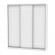 Шкаф-купе B-220х200х60-1(Белый-D9D9D9)_358490