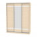 Шкаф-купе B-230х180х60-3(ДМ-D9D10D9)_356079