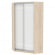 Шкаф-купе Белла(H10)2200х1153х1153(ДСС-Белый-D9D9)_357564